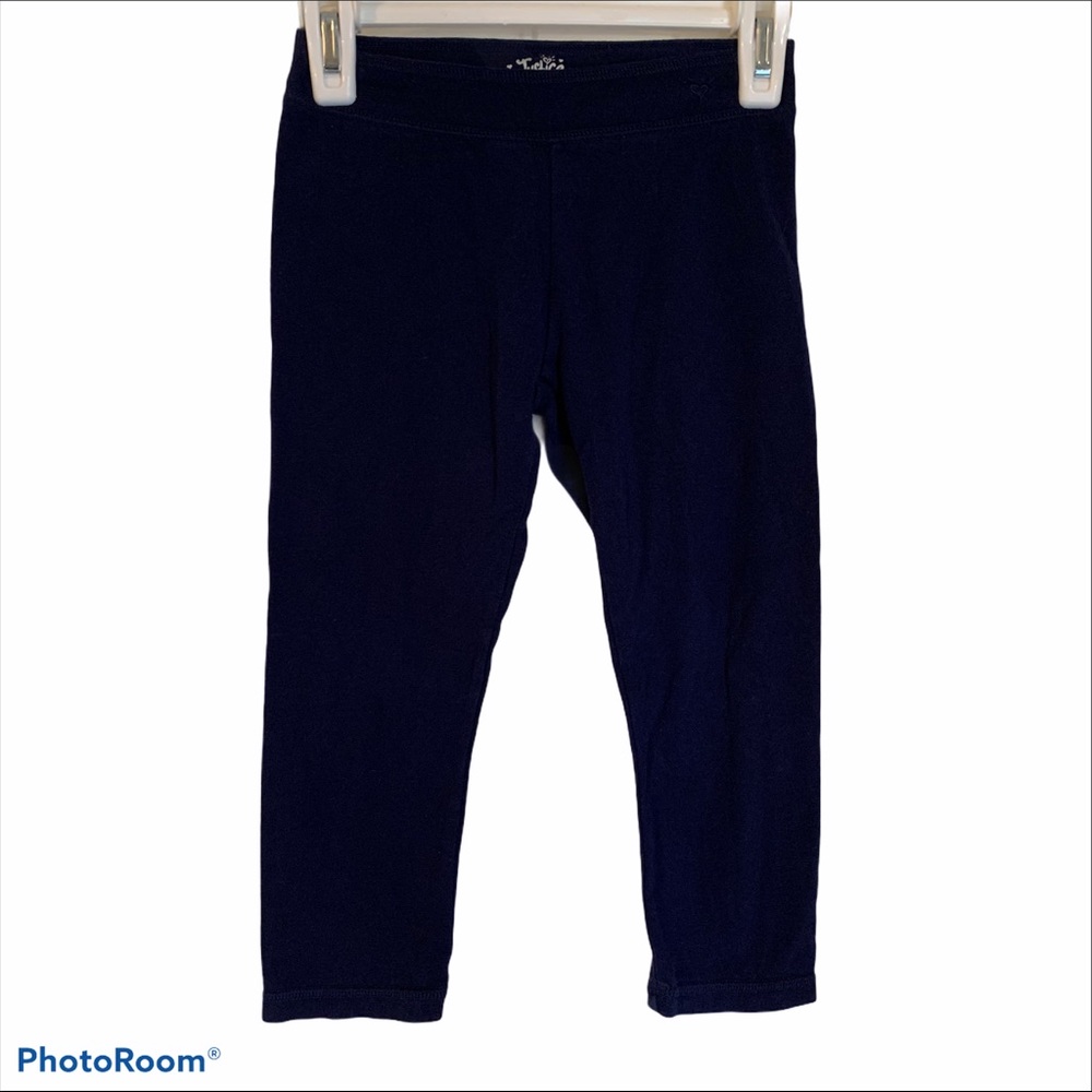 Justice 7 navy stretch Capri workout pants active